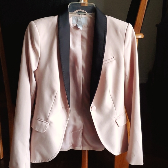 H&M size 4 Pink and Black Blazer - Picture 1 of 5